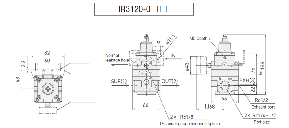 Pneumatic precision air pressure valve 气动精密气压阀