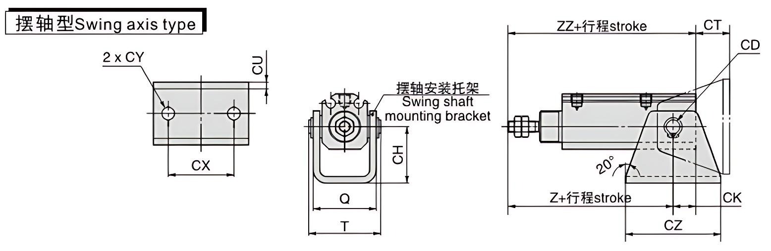 Stainless steel Cylinder 迷你气缸