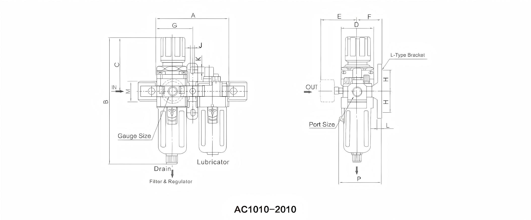 SMC MINI Regulator 空气过滤调节器