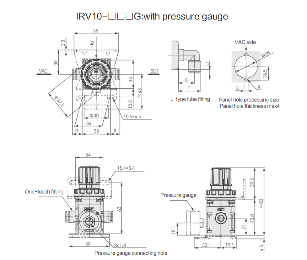 Precision negative pressure regulating valve 精密负压调节阀