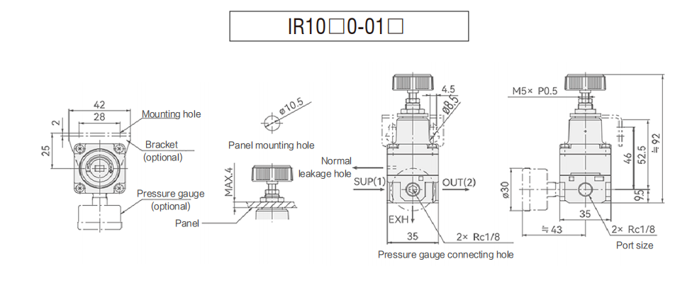 Pneumatic precision air pressure valve 气动精密气压阀