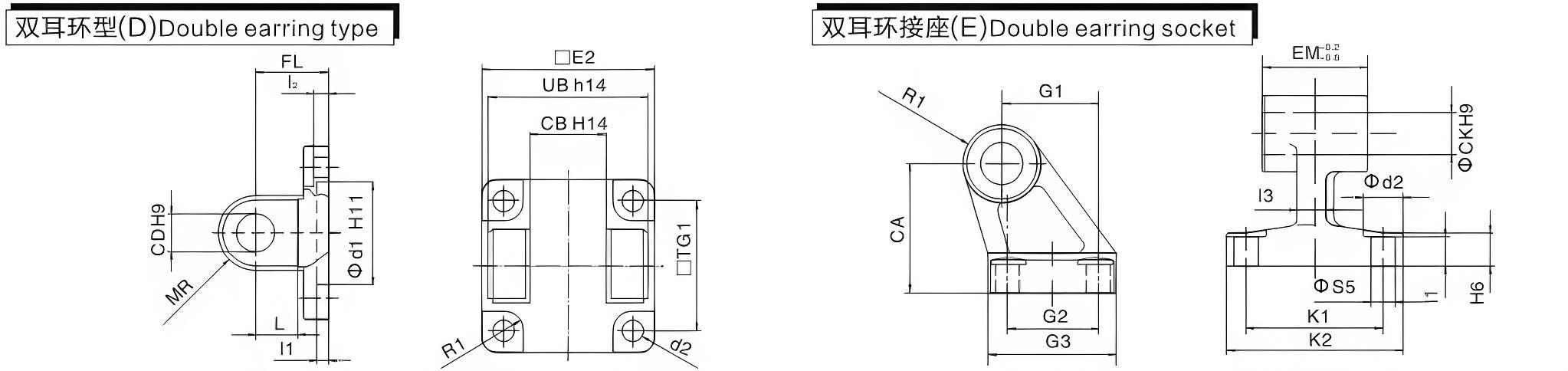 C96 Series Standard Pneumatic Cylinders C96系列标准气缸