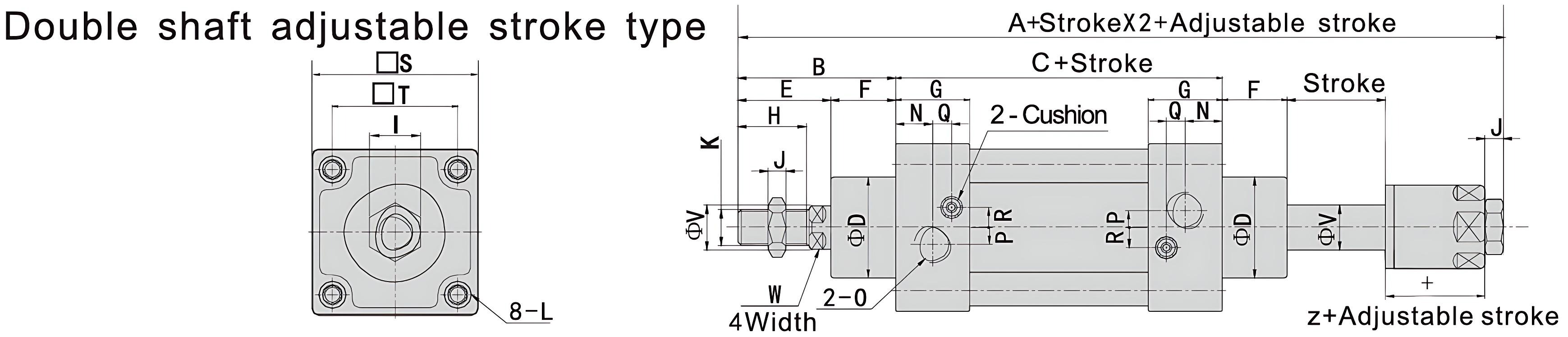 SI Series Standard Pneumatic Cylinder SI系列标准气缸