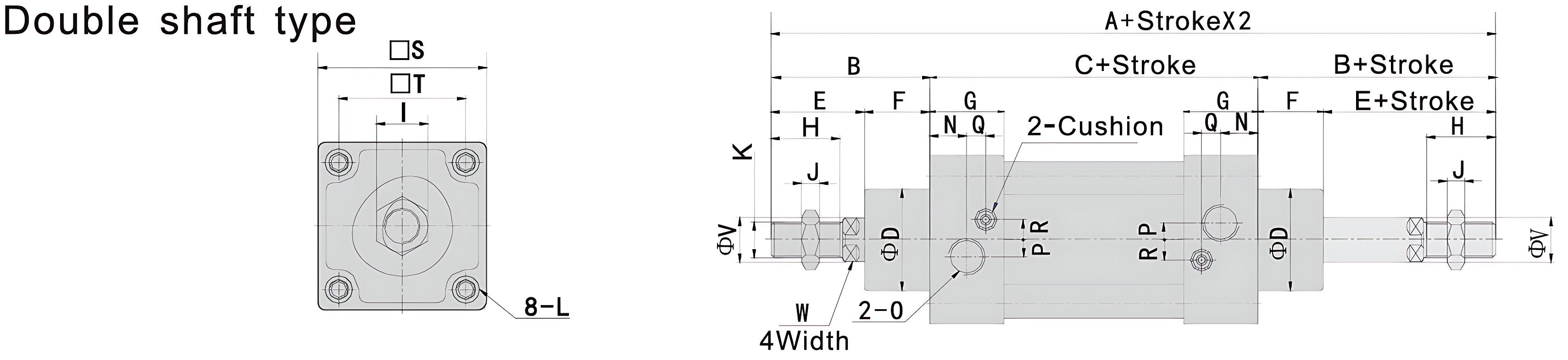 SI Series Standard Pneumatic Cylinder SI系列标准气缸