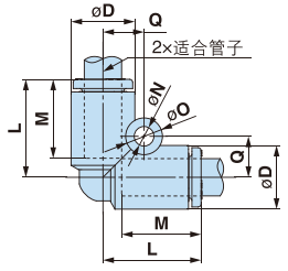 弯头 Y-KQ2L 弯头 Y-KQ2L