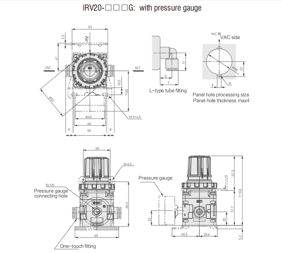 Precision negative pressure regulating valve 精密负压调节阀