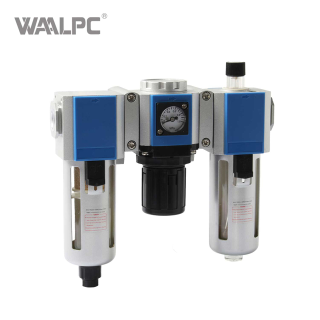 亚德客 FRL 型组合空气处理装置 过滤调压器 润滑器 1/4' 3/8'' 1/2' 端口 压缩空气过滤器 油水分离器和空气压缩机可调调节器