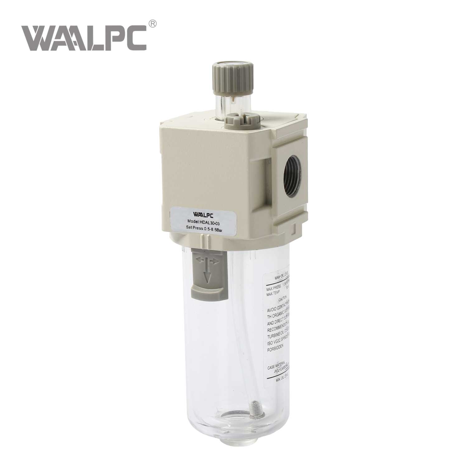 油雾润滑器 HDAL 系列 1/4'' 1.0MPa 工业气动系统精密润滑 40L/min