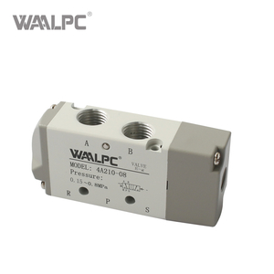 亚德客 4A 系列 5/2 通气先导控制阀 先导式（PT1/8 至 PT1/4 端口，-20°C~70°C）空气控制阀