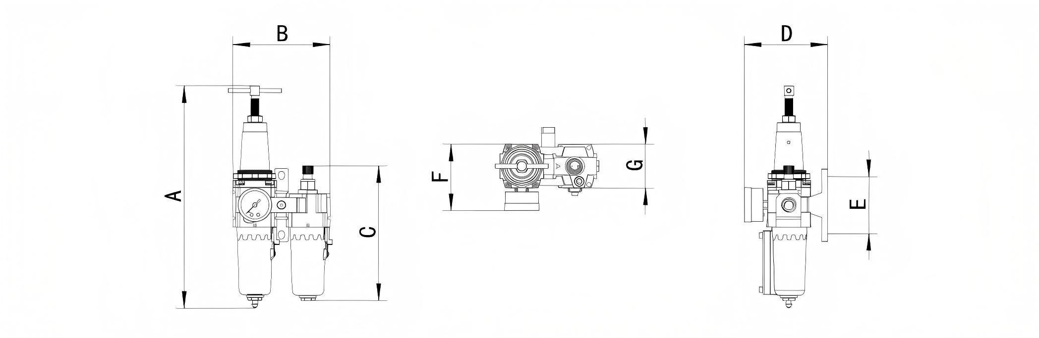 空气过滤调节器润滑器