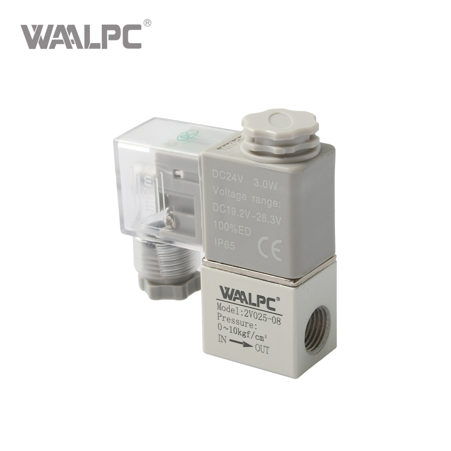 2/2 路电磁阀 2V025 快速响应气动控制阀 PT1/8'' 常闭，适用于工业自动化