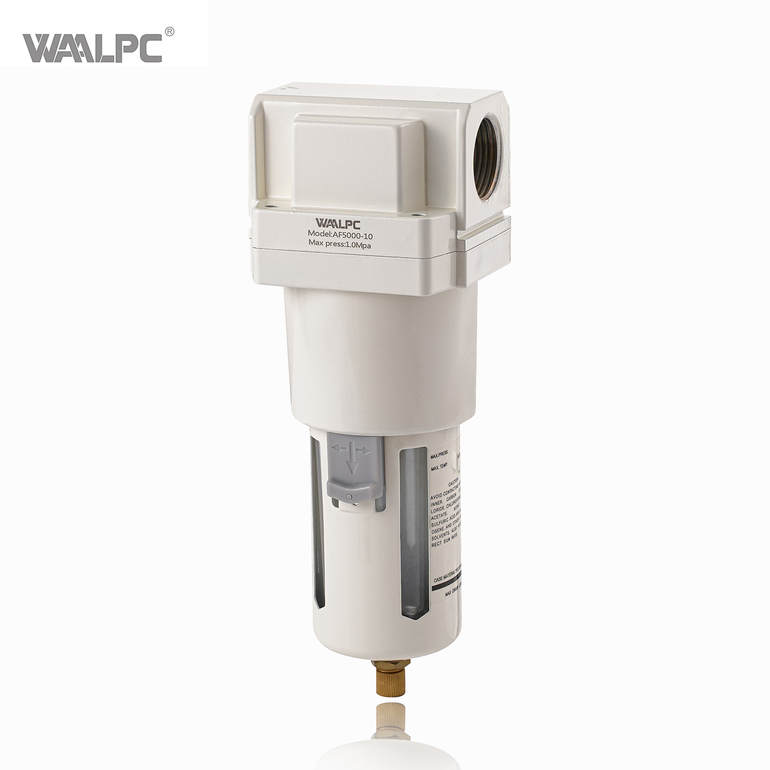 气动压缩空气过滤器压缩机半自动排水器 AF2000 白色 SMC 型 1/8″ 1/4″ 高品质工业 