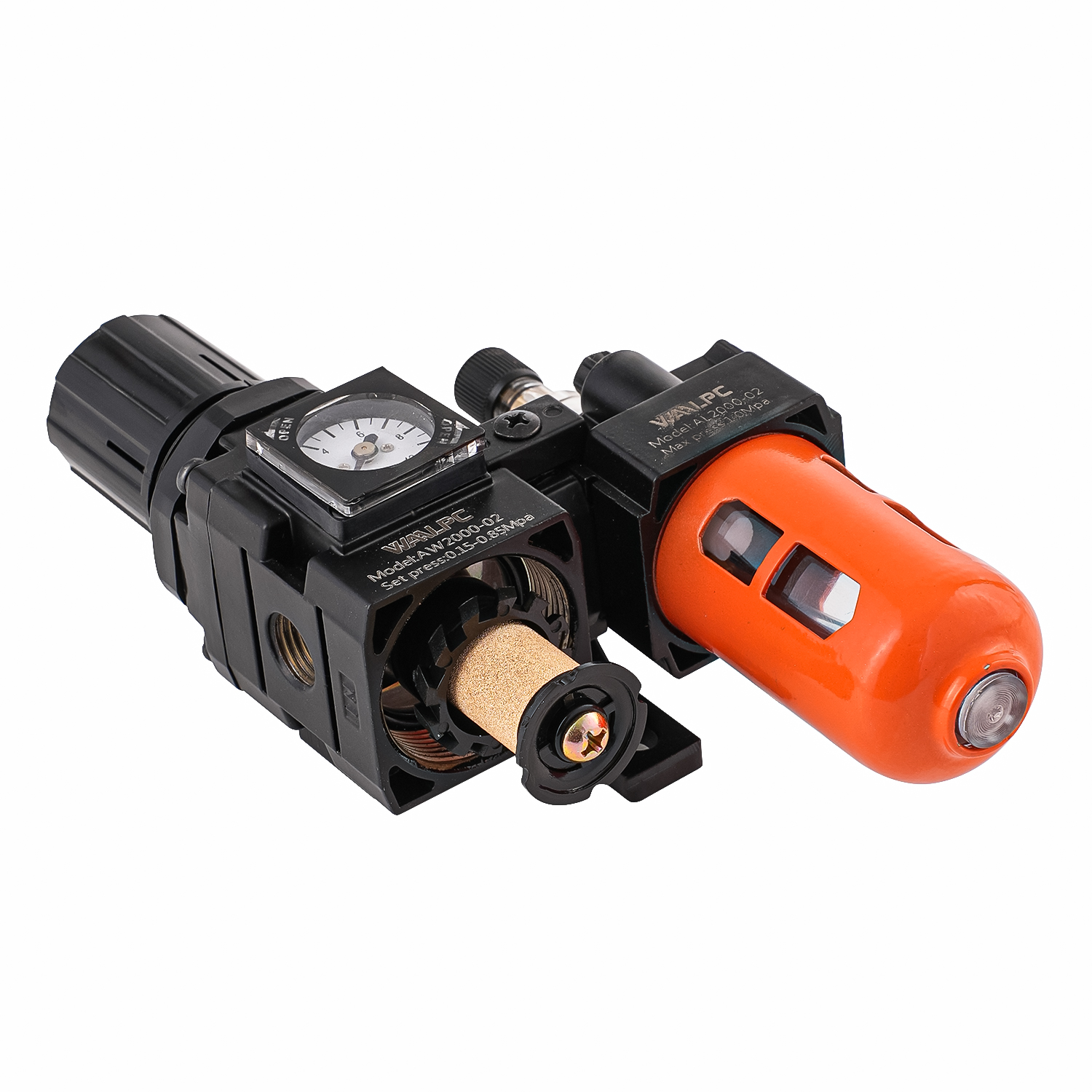 SMC 型 Frl 空气减压阀疏水阀空气过滤调节器润滑器压缩机水油分离器 1/8'' 1/4'' 多功能