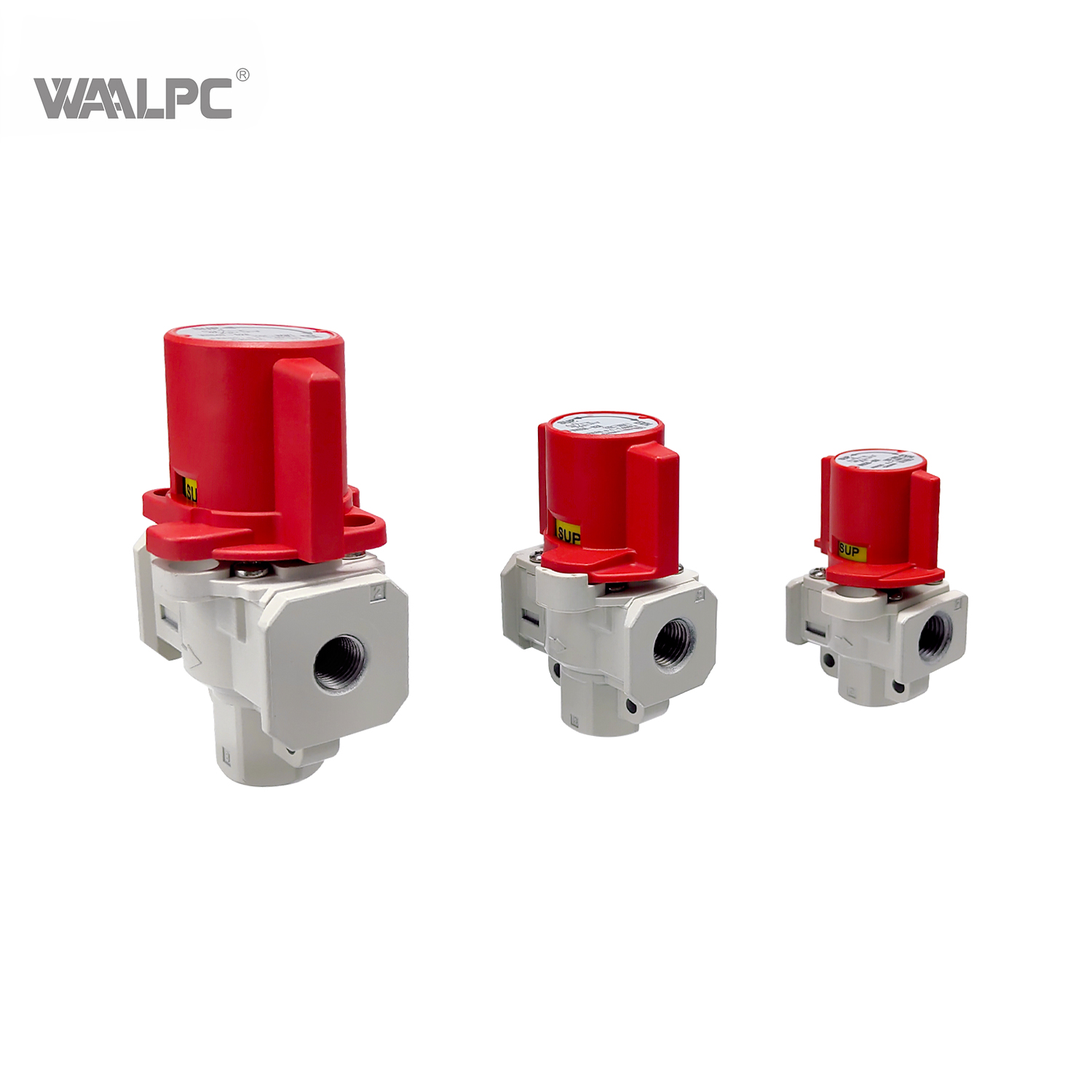 工业残压安全阀 SMC 型 1/4、3/8″ 1/2″ NPT 端口自动泄压，适用于液压/气动系统