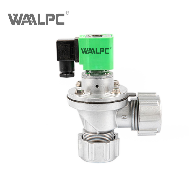 具有 IP65 防护等级的重型直角安装电磁脉冲隔膜阀 - 适用于水泥厂除尘和气力输送的高流量