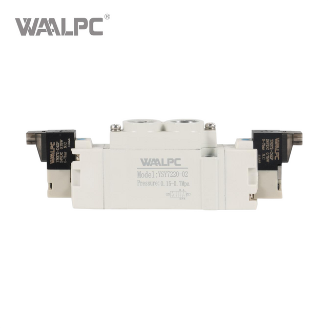 SMC电磁阀 双线圈先导式电动三位五通连接 YSY7220-02 1/4'NPT 