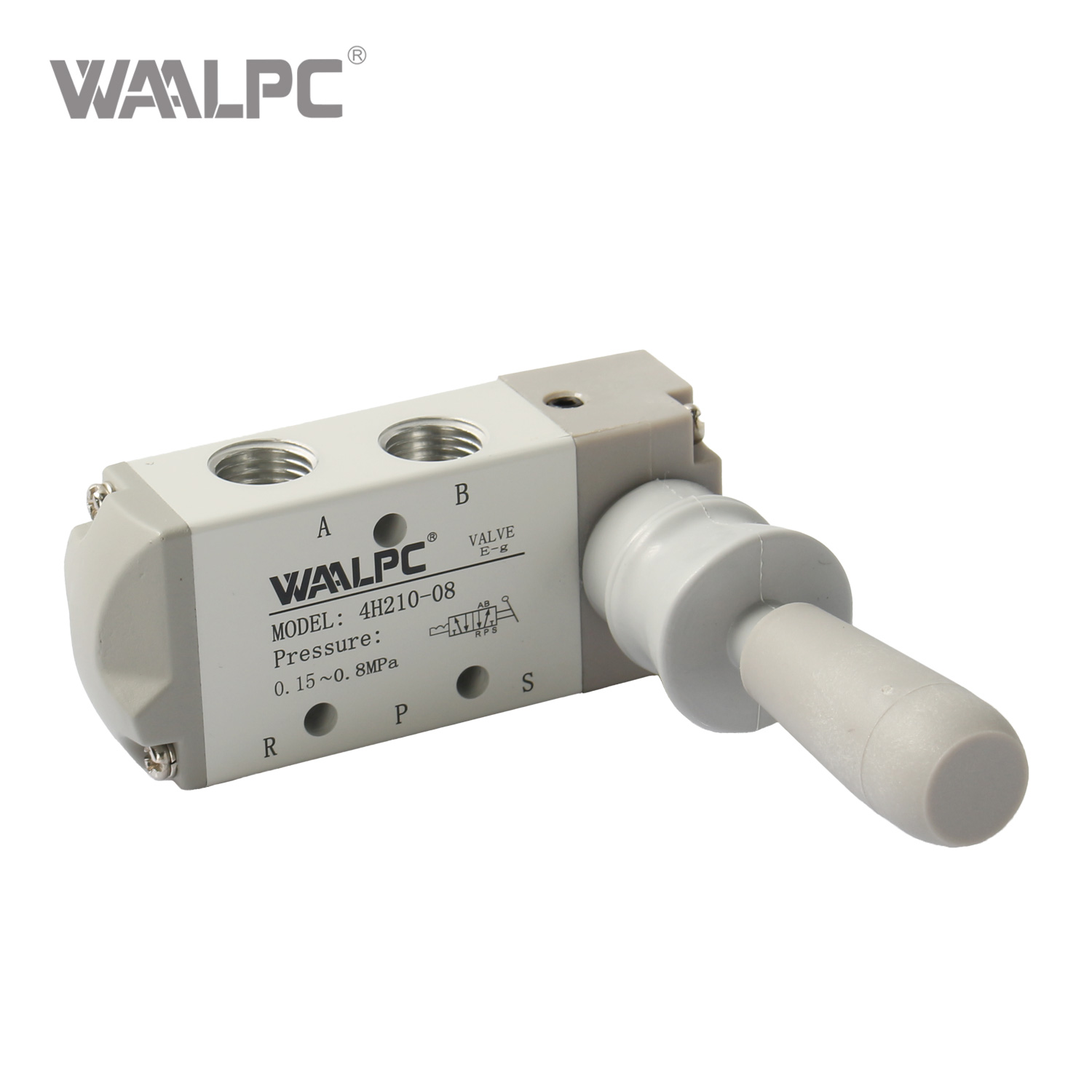 亚德客4H型系列铝合金手动阀 手柄阀 气动系统用工业手动阀