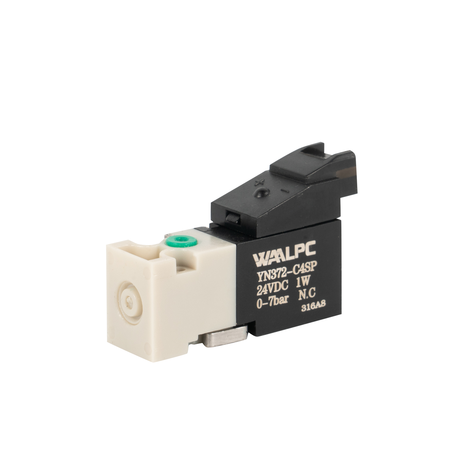 10mm 微型电磁阀常闭 (NC) YN372-C4SP FAS 类型 2/2 2/3 适用于 LONATI 袜子针织机