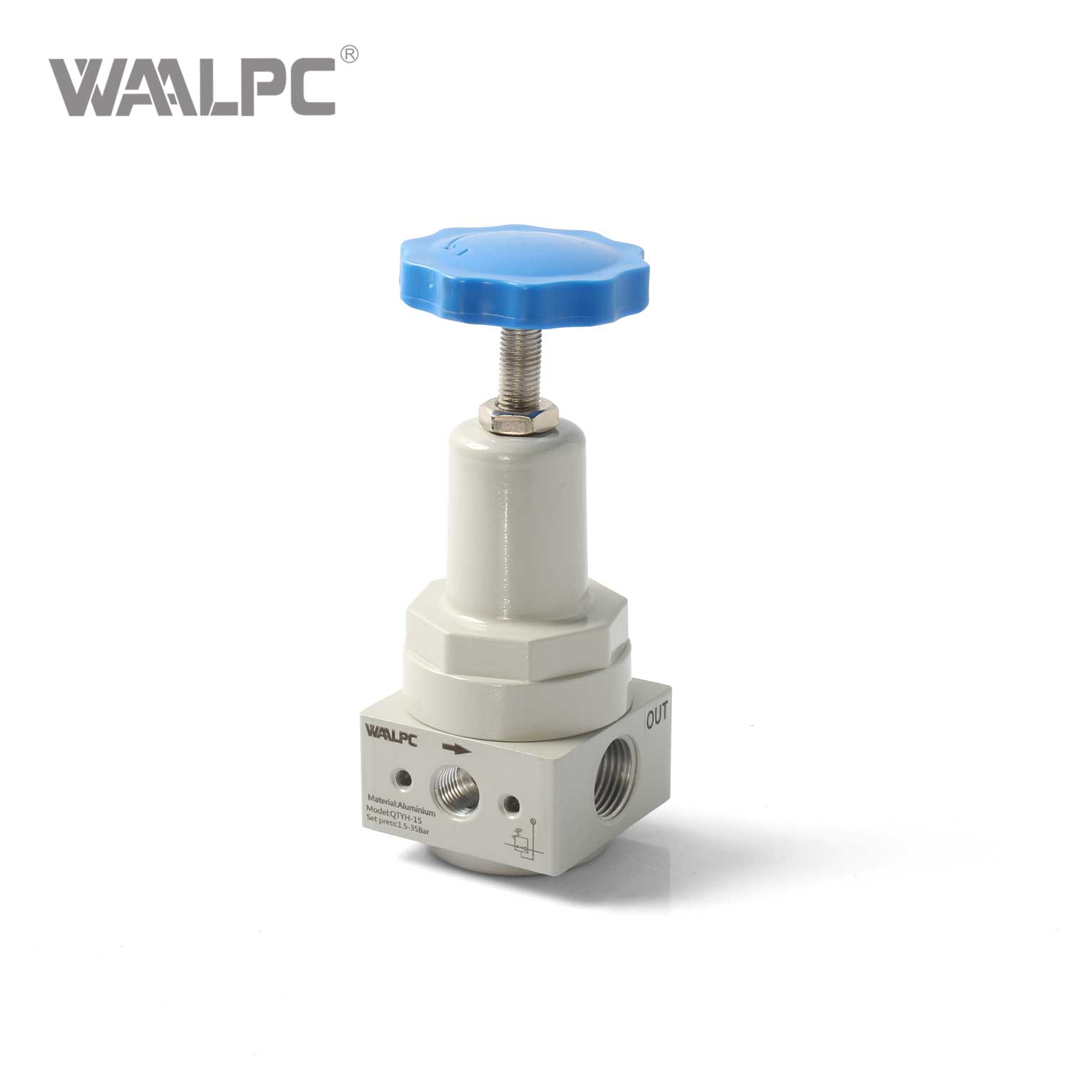 适用于重型工业应用的压铸铝高流量空气减压器