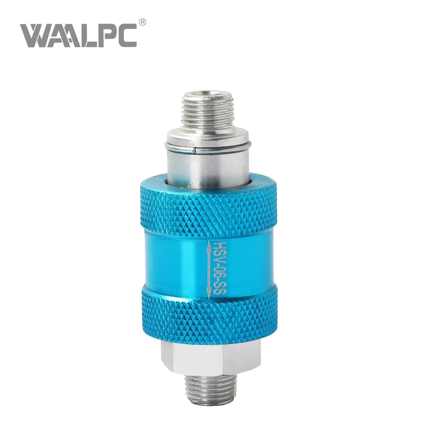 手动滑阀 HSV-06 铝制 G1/8' 螺纹气动流量控制 