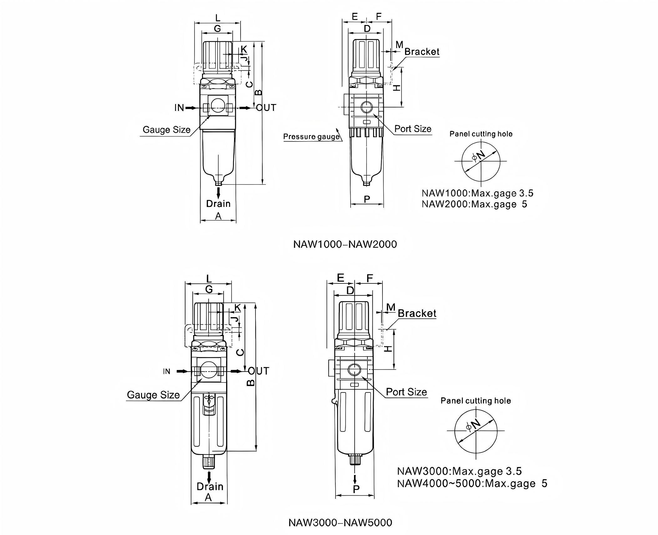 空气过滤调节器