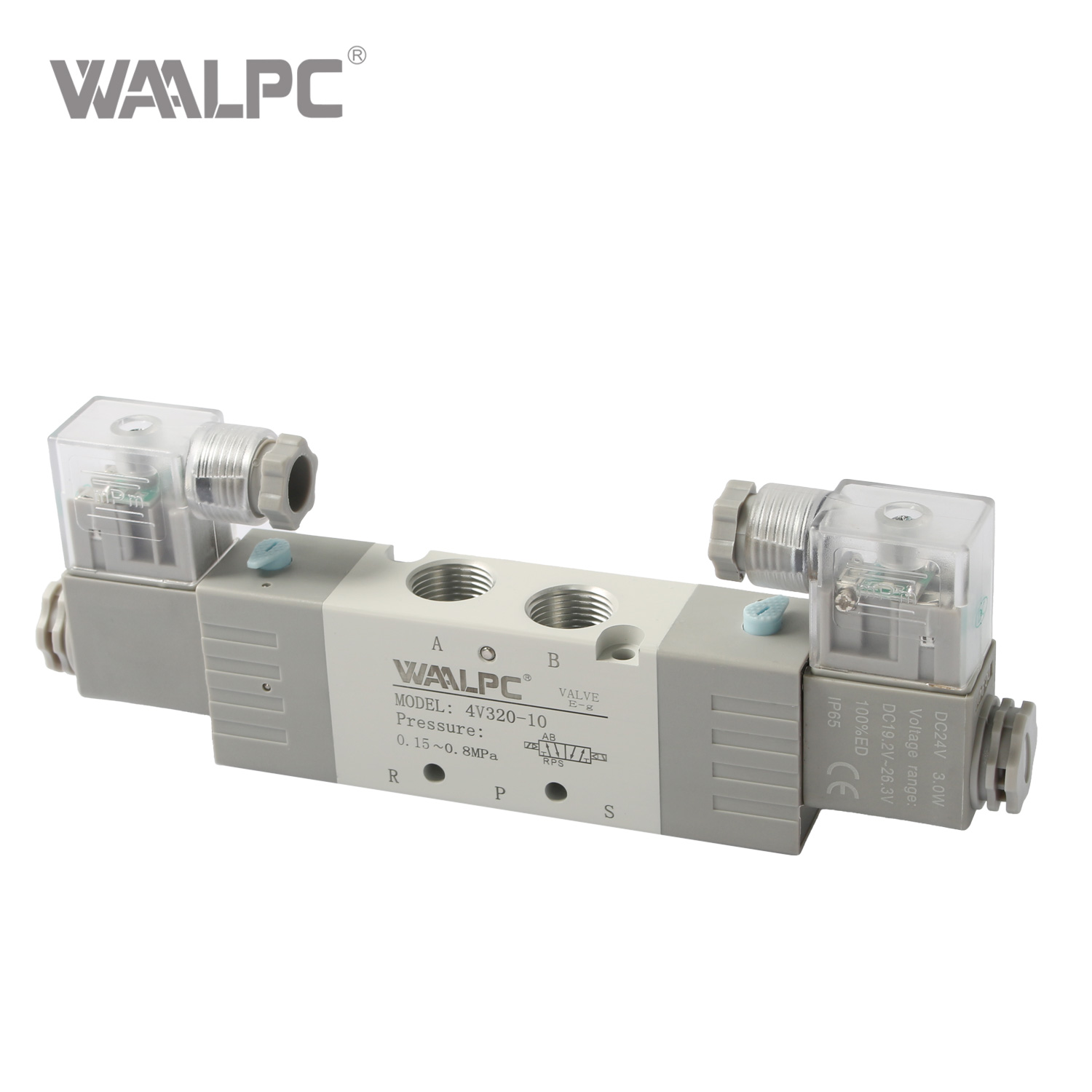4V320 电磁阀 耐用气动阀 5 口 2 位 4V 系列 PT1/4'' 3/8''