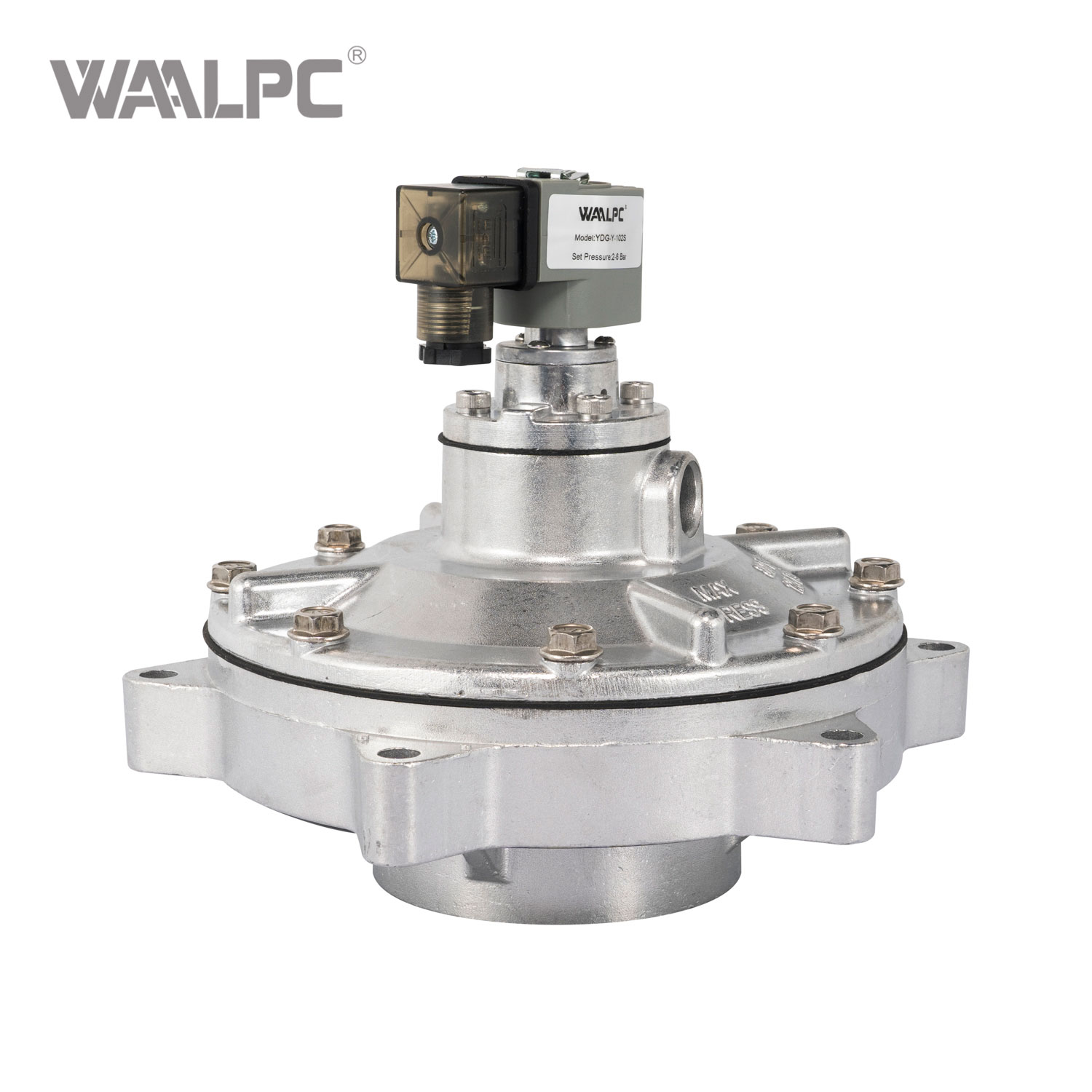 GOYEN 型浸入式电磁脉冲阀，带丁腈橡胶/氟橡胶隔膜，用于袋滤室过滤器清洁 