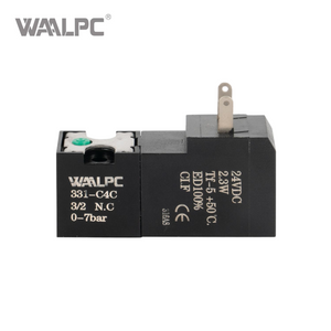  15mm 电磁阀 331-C4C 气动 6V/12V/24V 3/2 NC 先导式袜子编织机