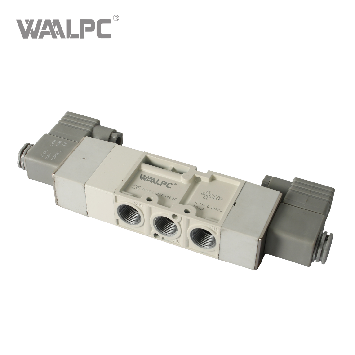 MVSC300 系列，直动式 3/2 通电磁阀