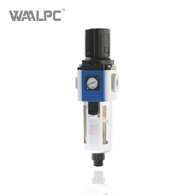 亚德客过滤调压阀 - 适用于自动化 CNC 机器和工业气动装置的一体化空气处理装置 1/4' 3/8'' 1/2'' NPT 端口