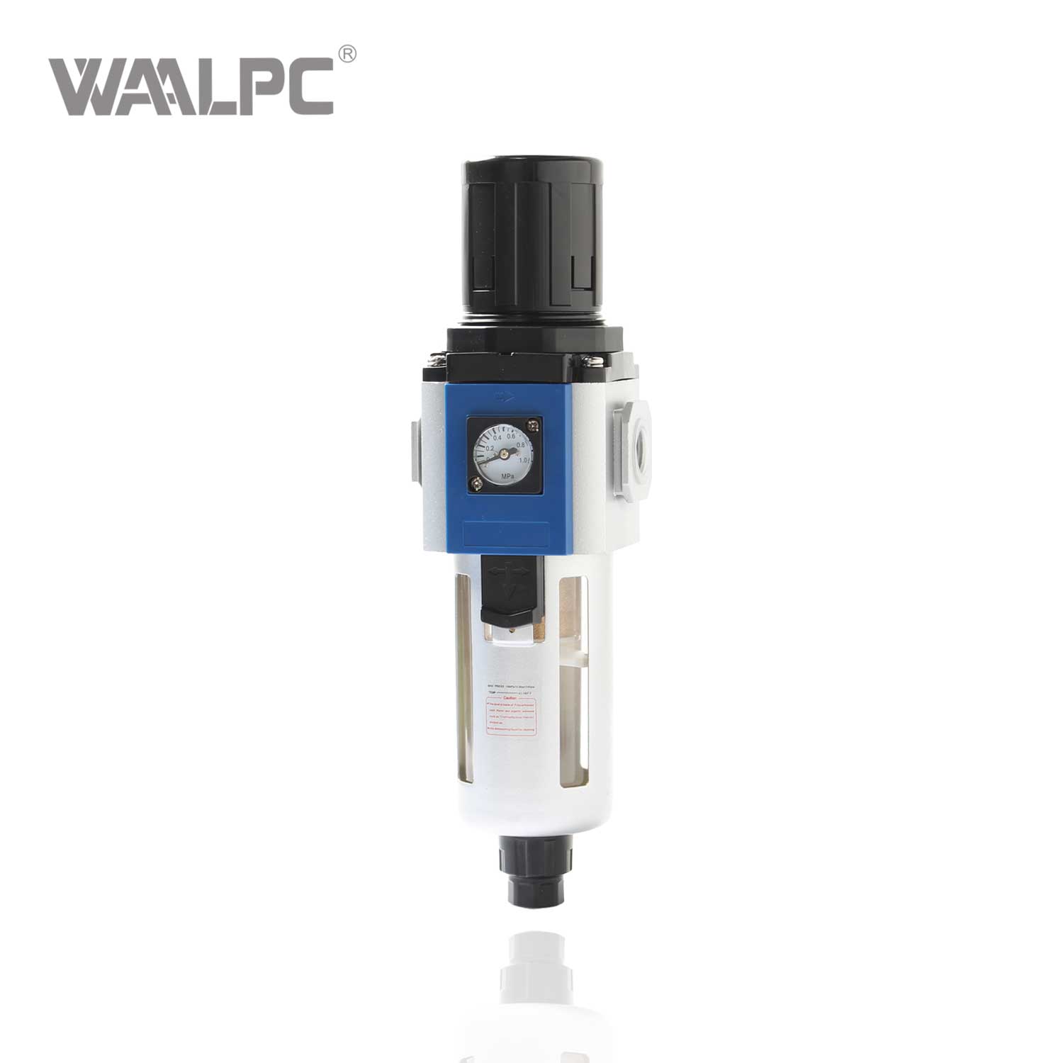 亚德客过滤调压阀 - 适用于自动化 CNC 机器和工业气动装置的一体化空气处理装置 1/4' 3/8'' 1/2'' NPT 端口