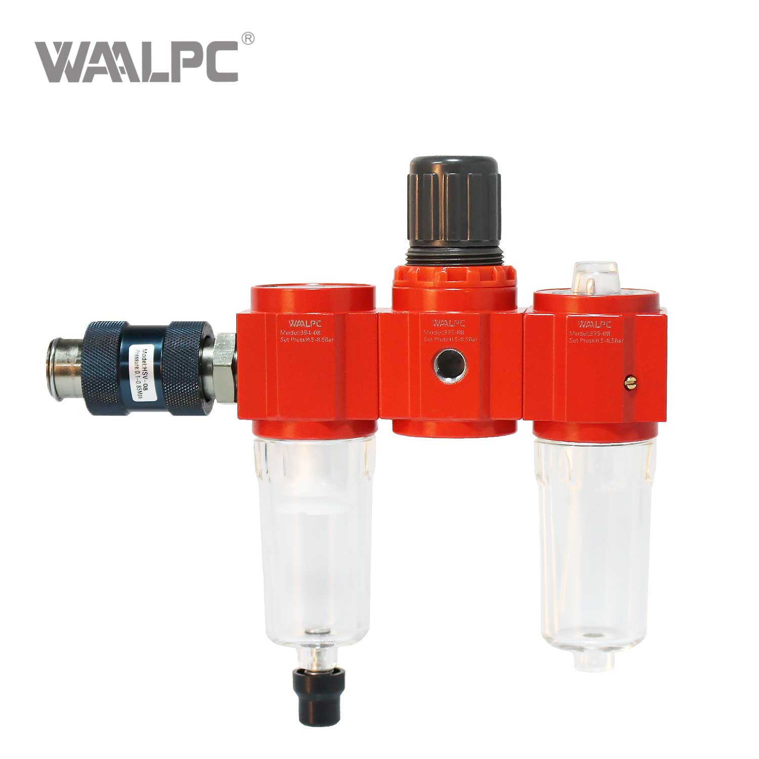 气动部分 空气过滤减压阀 油雾器 FRL 组合 398 系列油雾调节阀 气动空气过滤器组合