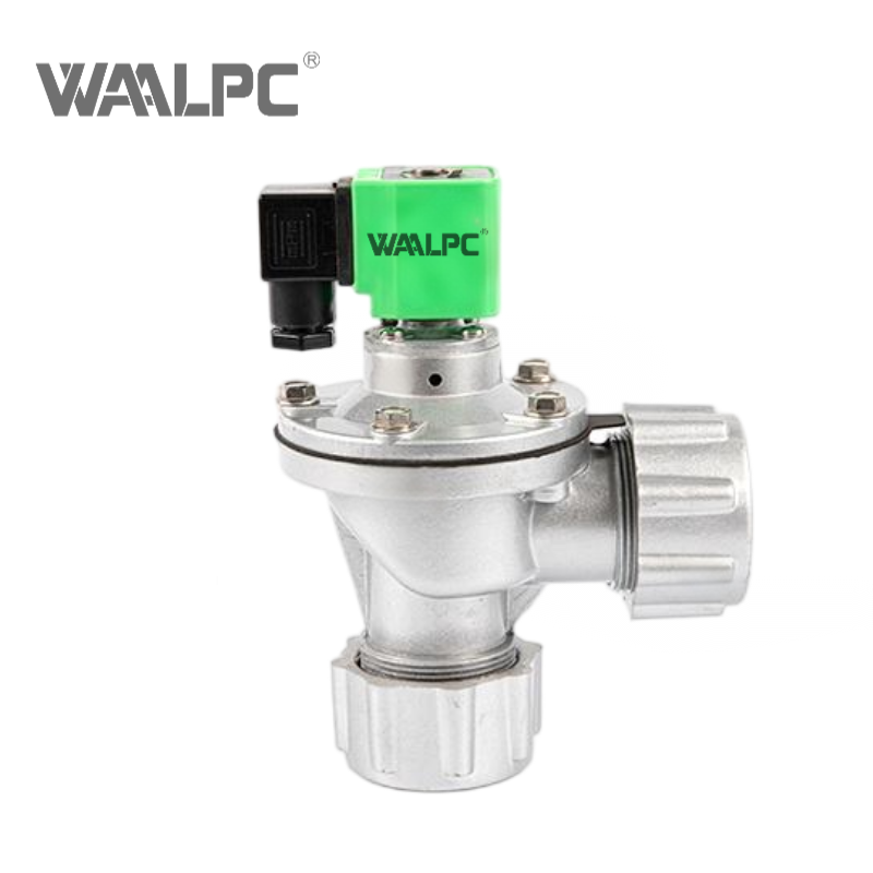 具有 IP65 防护等级的重型直角安装电磁脉冲隔膜阀 - 适用于水泥厂除尘和气力输送的高流量