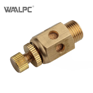 黄铜气动空气消声器 1MPa PT 1/4'' 1/2'' 3/4'' 1'' 排气消声器 