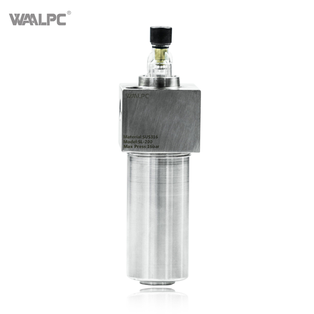 适用于海洋环境的高压 20bar OEM 气源处理 G1/4 G3/8 G1/2 G3/4 G1'' 气动 316 不锈钢空气润滑器