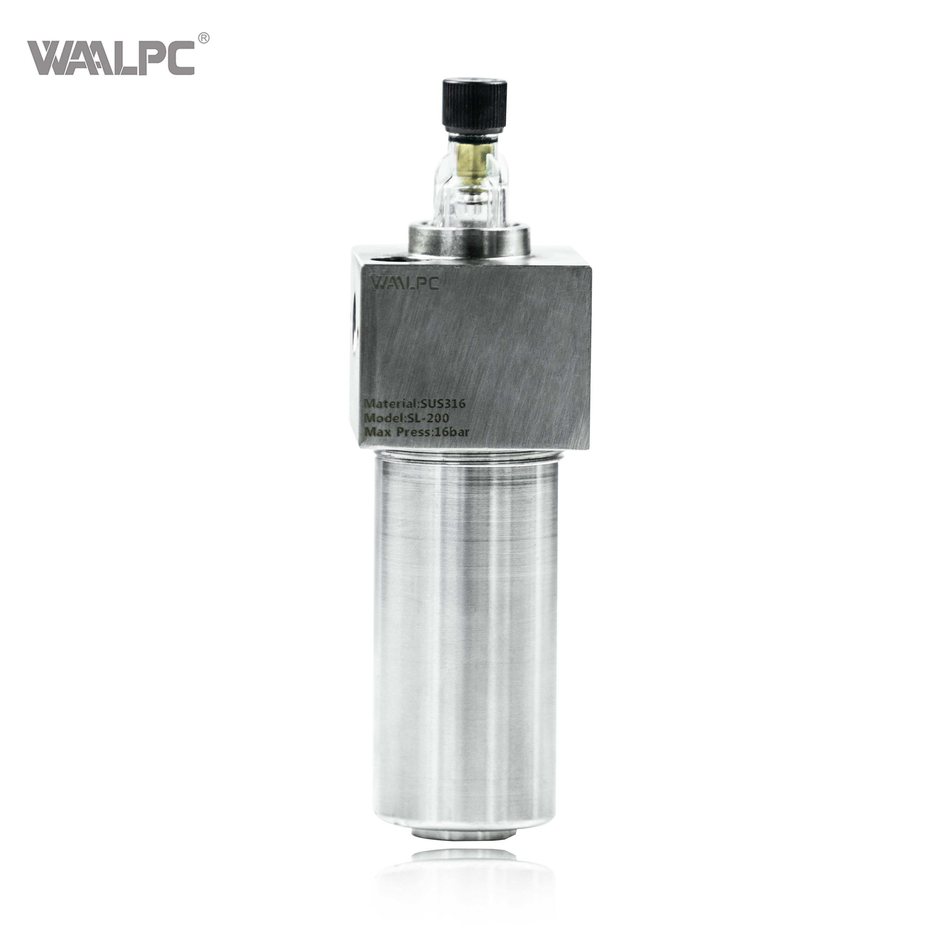 适用于海洋环境的高压 20bar OEM 气源处理 G1/4 G3/8 G1/2 G3/4 G1'' 气动 316 不锈钢空气润滑器