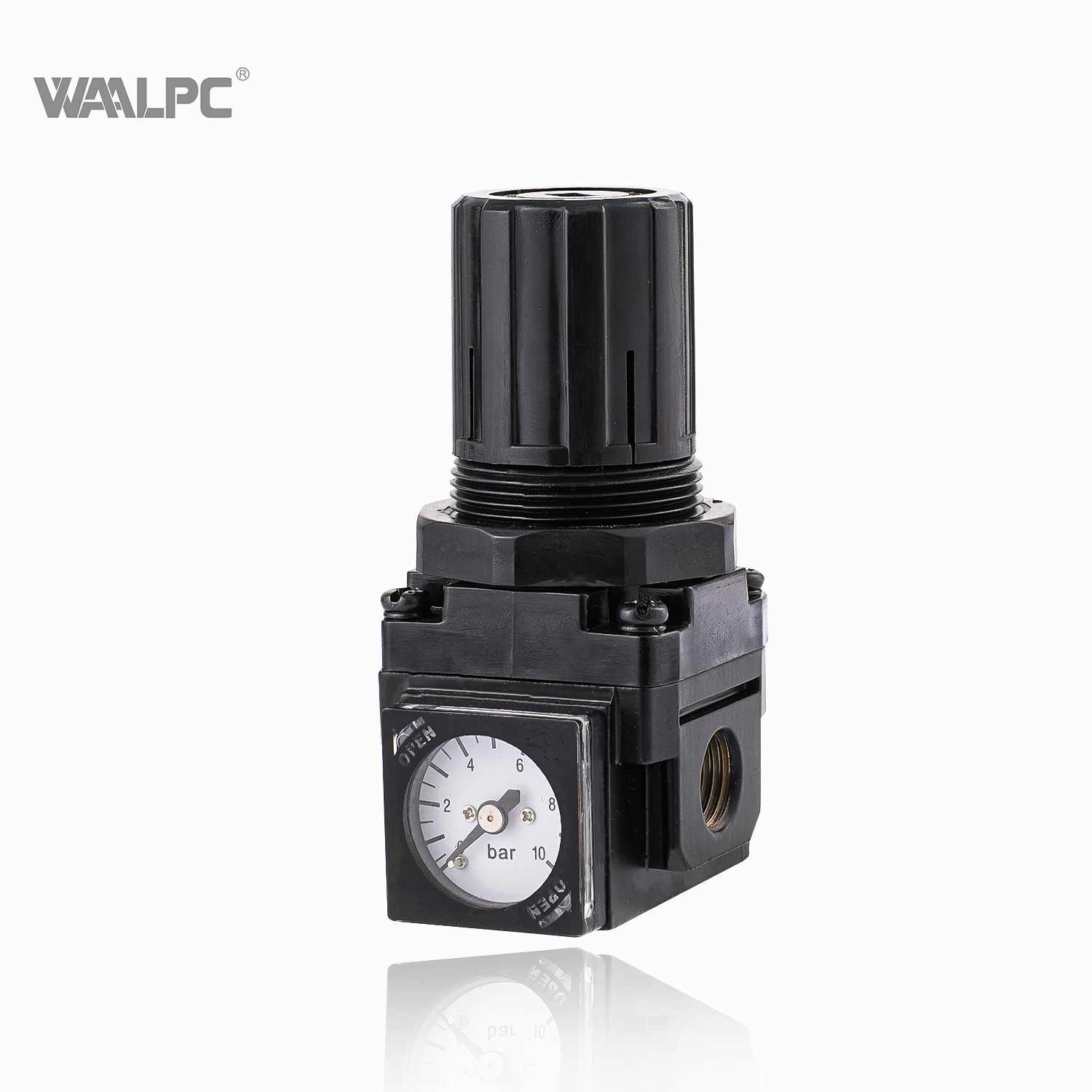 SMC 型气压调节阀内置压力表调节器，适用于自动化设备，符合 RoHS 标准 NAR3000 白色 1/4'' 3/8''