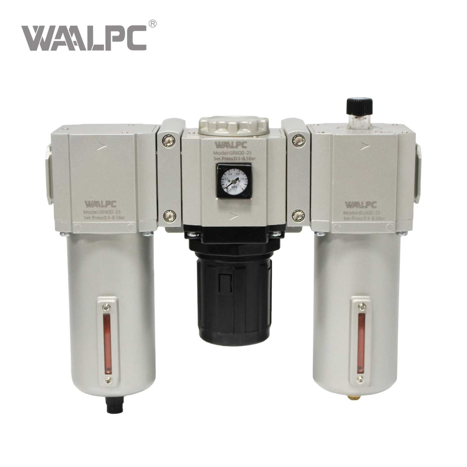 Waalpc Airtac G系列Gc600气动空气制备器空气减压阀疏水阀空气过滤调节器润滑器医疗设备Frl