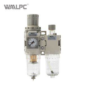 紧凑型过滤减压阀组合 HDAC 系列 G1/4'' 0.05~0.85MPa 二合一 节省空间 5um 25um 空气制备，适用于狭小安装