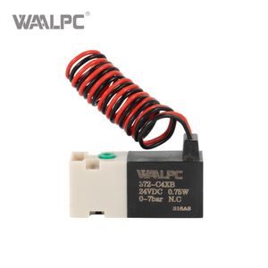 迷你 10mm 电磁阀 2/2 2/3 通 372-C4XB METALWORK 型常闭 (NC)，适用于纺织、医疗保健、半导体