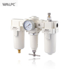 16Bar 气动金属铝合金 1/2'' 3/4'' 气动阀 FRL 空气过滤调节器润滑器单元 3 组合