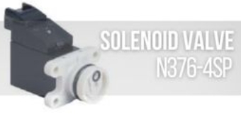 迷你 10mm 电磁阀 直通线 适用于 LONATI 袜子针织机 376-4XA-L 2/2 路 GRACO (NC) 0.75W 