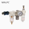 亚德客过滤调压油雾器组合装置（FRL装置） AC2000 5μm 过滤 带手动滑阀 0.05~0.85MPa 适用于气动系统 