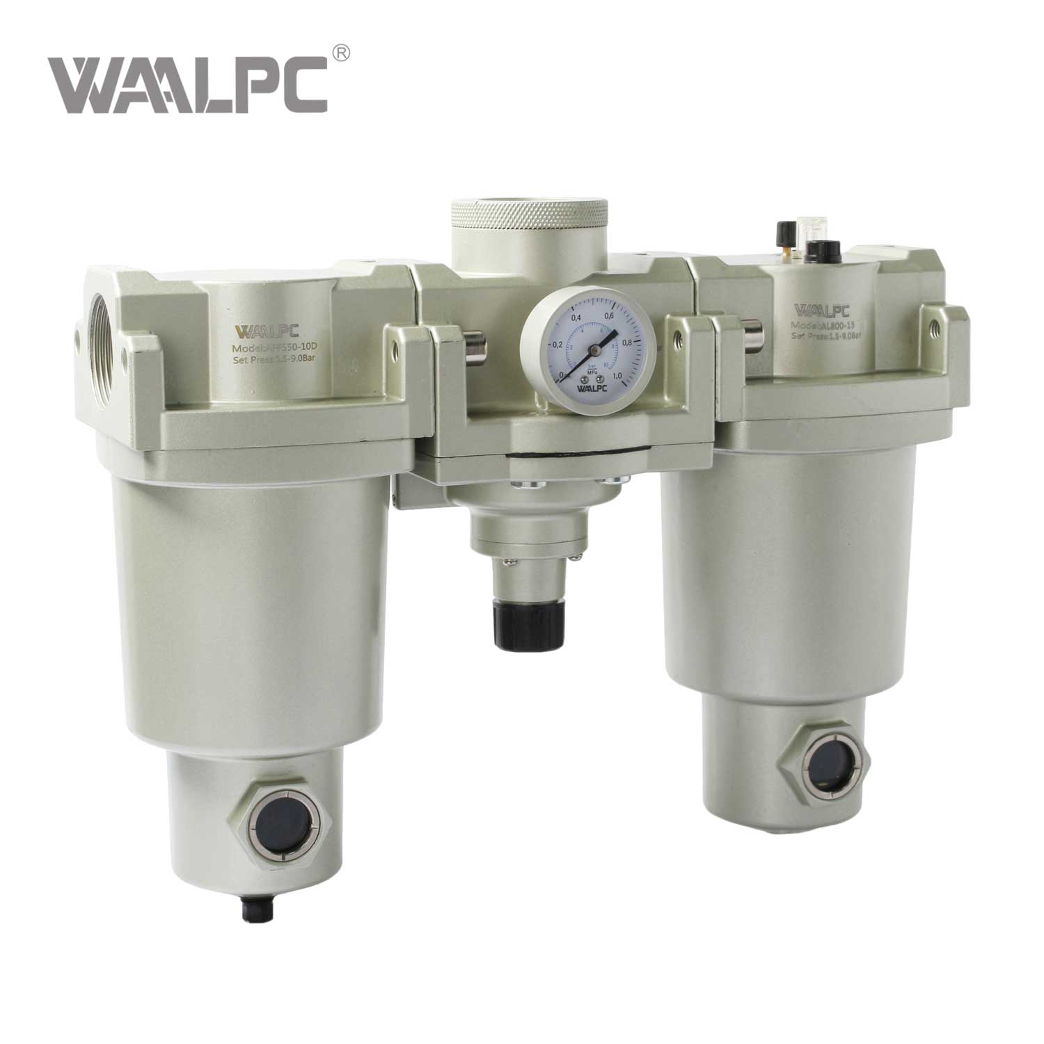 气压调节阀疏水过滤器润滑器 1-1/2'' NPT 高流量 Frl 气动机械湿油分离器