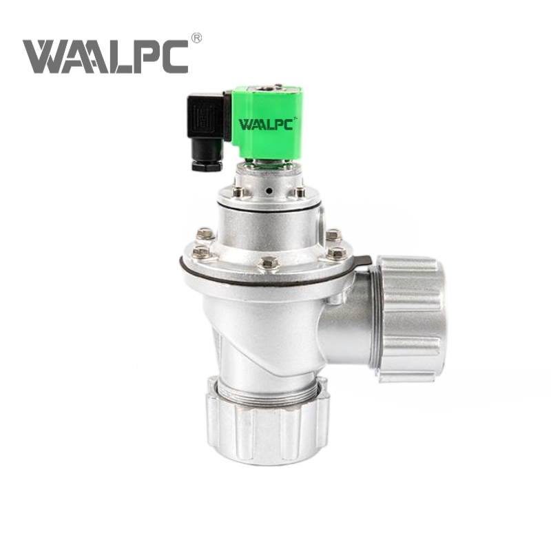 具有 IP65 防护等级的重型直角安装电磁脉冲隔膜阀 - 适用于水泥厂除尘和气力输送的高流量