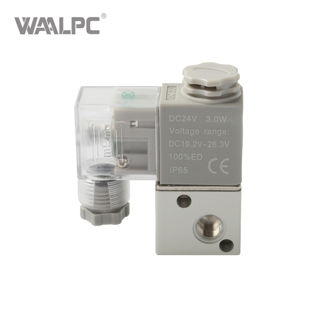 3V1 系列直动式电磁阀 PT1/8'' AC220V AC110V AC24V DC24V DC12V NO/NC 用于空气/水/燃气