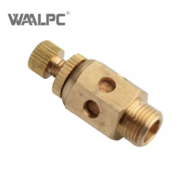 黄铜气动空气消声器 1MPa PT 1/4'' 1/2'' 3/4'' 1'' 排气消声器 