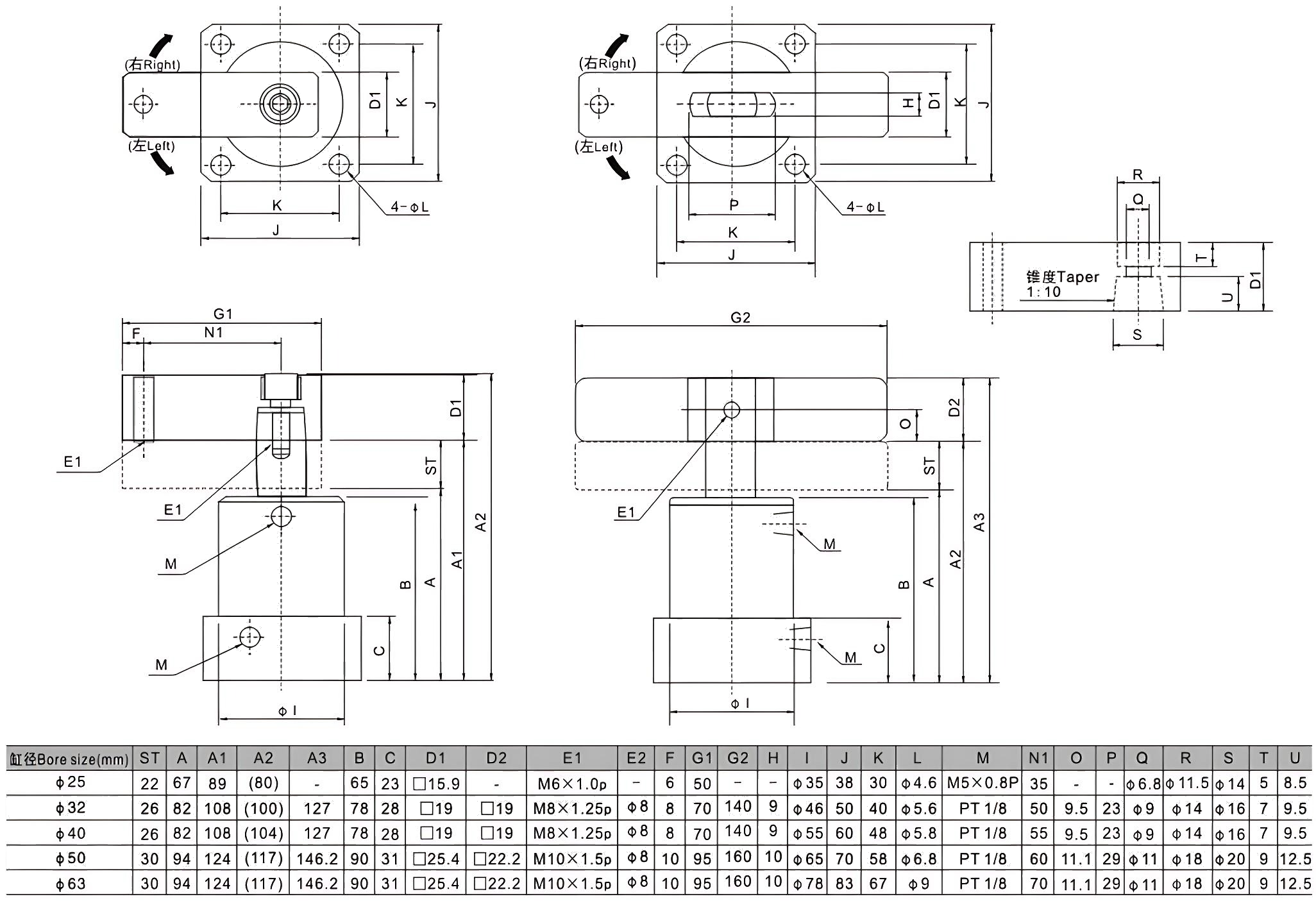 SRC系列旋转执行器