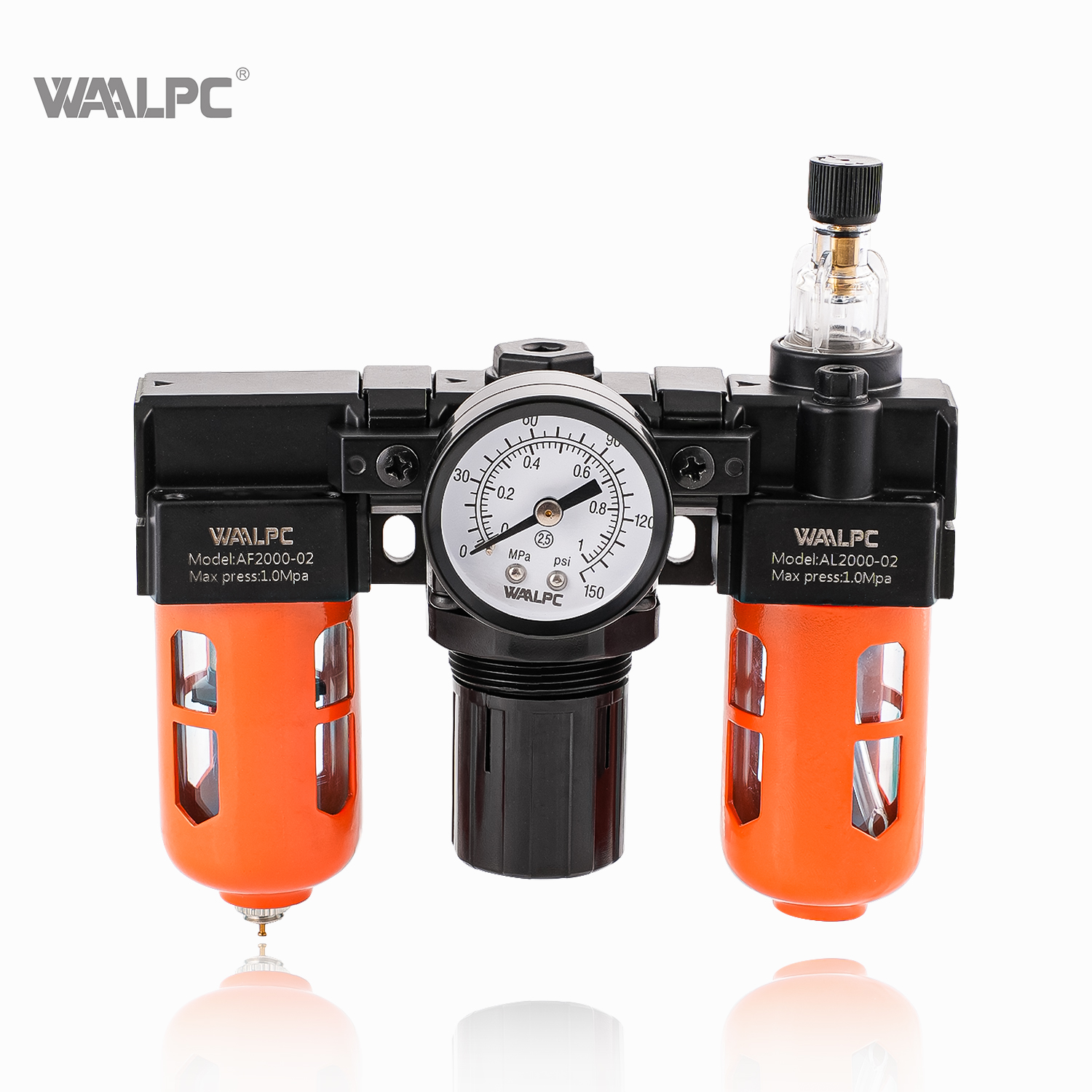 SMC 气动压缩空气过滤调节器润滑器阀表 Frl 减压阀压缩机 1/8'' 