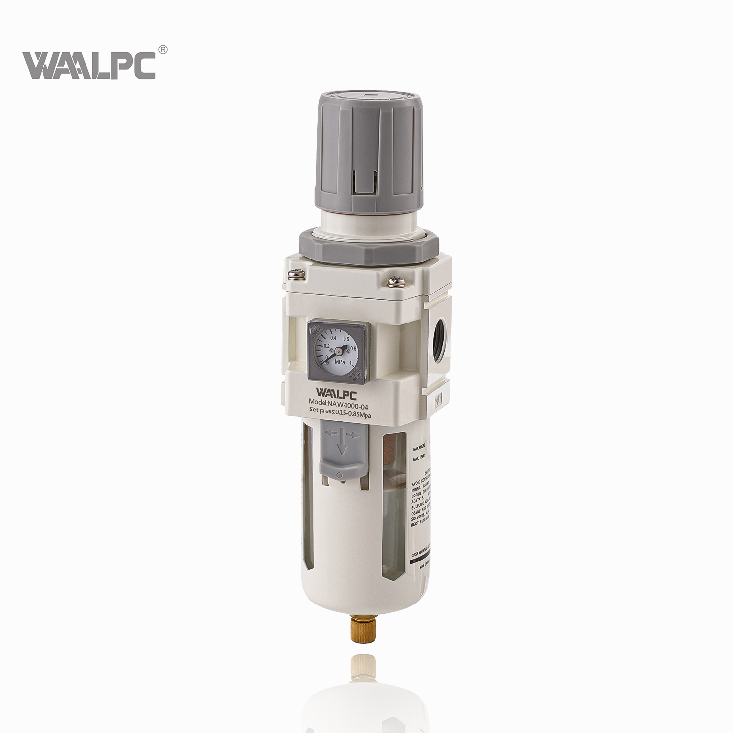 SMC 气动压缩空气过滤减压阀内置表压减压阀自动排水压缩机 1/8'' 1/4'' NPT/PT 